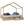 Hausbett 90x200 cm Natur mit Bettkasten