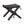 Repose pieds table basse Lilly Pin Noir