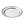 Assiette de service en acier inoxydable