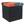 Pouf coffre de rangement patchwork