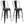 Barhocker HWC-A73 Metall (2er Set)