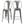 Tabouret de bar Indus  67cm (Lot de 2)