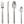 Besteck-Set INOX JUNGLE, 24-teilig