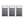 3 x Plissee Rollo grau 80x130 cm