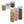 Lot de 6 bocaux en verre avec acier inox