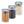 Lot de 3 bocaux en verre de 800 ml