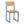 Lot de 2 chaises Oxford 40x40x86cm AZ-NA
