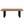 Table basse nature/noire 120x60cm