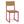 Lot de 2 chaises Oxford 40x40x86cm RJ-EV