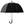 Parapluie transparent noir Etoiles