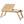 Laptoptisch HWC-B81 Bambus Klappbar