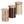 Jeu de 3 pots de stockage en verre 800ml