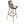 Tabouret de bar scandinave patchwork