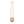 Porte-manteau effet rotin 33x46x168