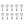 LED-Leuchtmittel Bizet (10er-Set)
