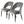 Chaises capitonnées Courtney (lot de 2)
