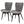 Chaises capitonnées Mettray (lot de 2)