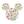 Vlies-fotobehang Mickey Head Wildflowers