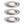 LED-inbouwlamp Nova III (set van 3)