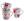 Tasse en grès coeur rouge (Lot de 3)