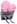 Rosenbox Herz grau rosa Rose 12 cm