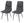 2x Poly-Rattan Stuhl HWC-F90