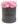 Rosenbox rund grau rosa Rose 10 cm