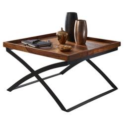 ANCONA #101 Tavolino da salotto in legno di sheesham - laccato / marrone  120x60