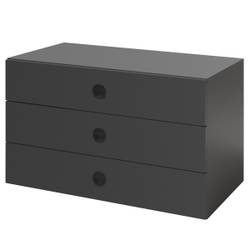 WLIVE Cassettiera Alta 11 Cassetti In Tessuto – Telaio In Acciaio E Piano In Legno, 100,6x30x124,5 Cm, Per Camera Da Letto, Corridoio O Ingresso - 3