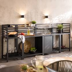 Gartenküchenset Portol 4-teilig Kombi A