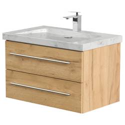 Einzelwaschtisch Yamo Marmorbecken