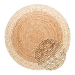 Juteteppich Looma rund
