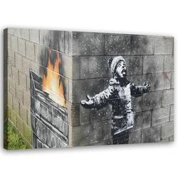 Wandbild Banksy Graffiti Street art