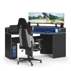 Vicco Gaming Desk Kron Gamer PC Table Computer Table Office Desk (Set