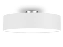 Stoff Deckenlampe Ø 60cm Weiß