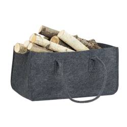 Sac à bois de chauffage en feutre panier à bois XL panier à bois