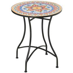 Gartentisch mit Mosaikplatte 84B-649RD