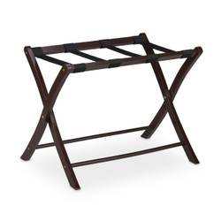 2 Supports de Bagages Pliable Porte Valise avec 2 Etages et 4 Sangles