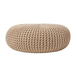 Großer Strickpouf 100% Baumwolle