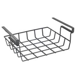 Simple Houseware Stapelbare Korbschublade, 2 Ebenen, Schwarz – 42,5 X 28 X 30,5 Cm