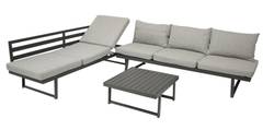 Funktions Lounge Set BOGOTA, Aluminium