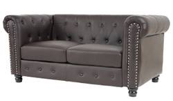 Luxus 2er Sofa Loungesofa Chesterfield