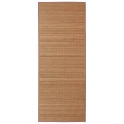 vidaXL Tapijt 80x300 cm bamboe bruin