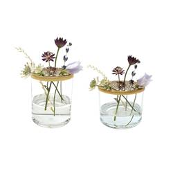 Vase Buket 2er Set Ikebana mini