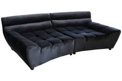 KAWOLA Big Sofa NERLA Velvet