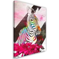 Leinwandbild Abstraktes Zebra und Formen kaufen | home24