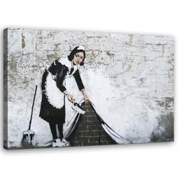 Wandbilder Banksy Sweeping Maid XXL