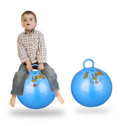 Relaxdays Hüpfball Für Kinder Mit Panda-Motiv – 45 Cm, Bis 150 Kg, Mit Griff Für Drinnen & Draußen