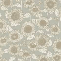 Vliestapete Vintage Sonnenblumen