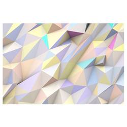 Vliestapete Pastell Dreiecke in 3D